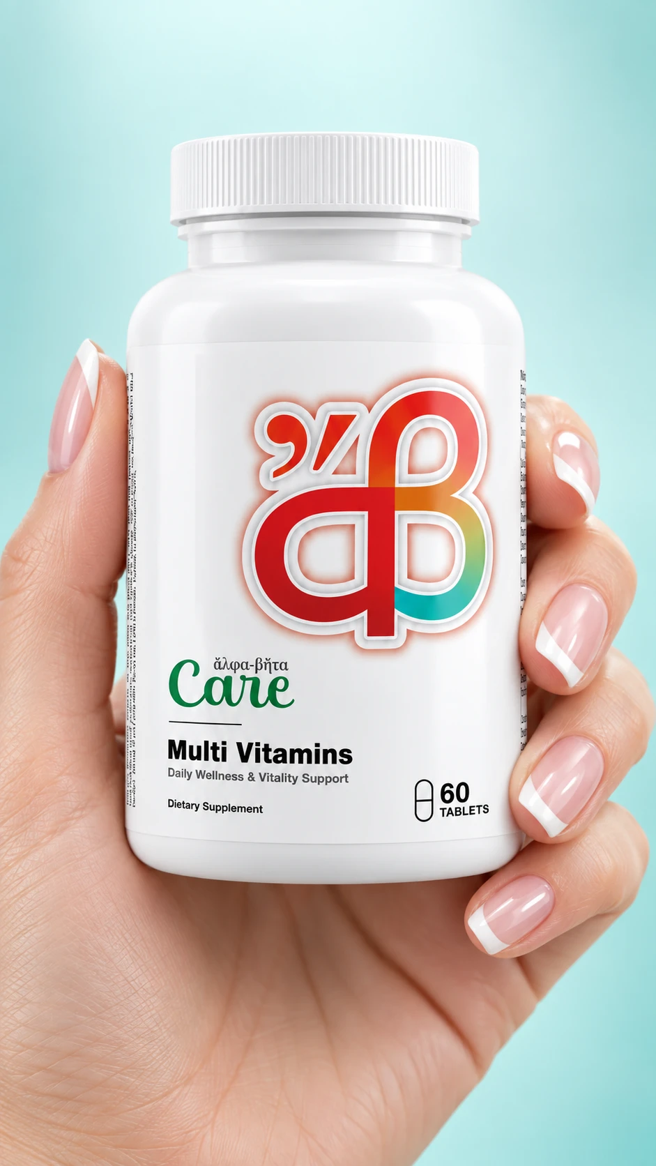 Alpha-Beta Care Multivitamins & Minerals в ръка