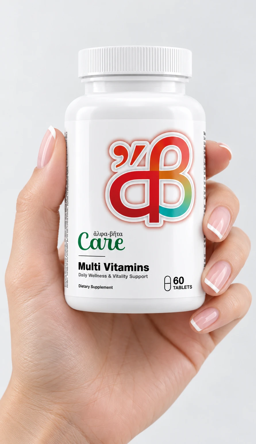 Alpha-Beta Care Multivitamins & Minerals в ръка